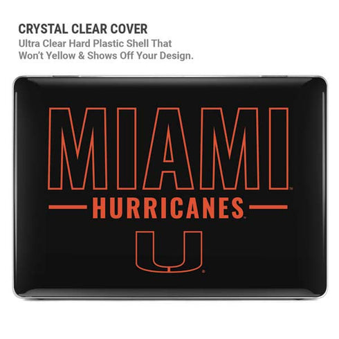 University of Miami Hurricanes MacBook Pro 14in (2021-24) Case plus Skin